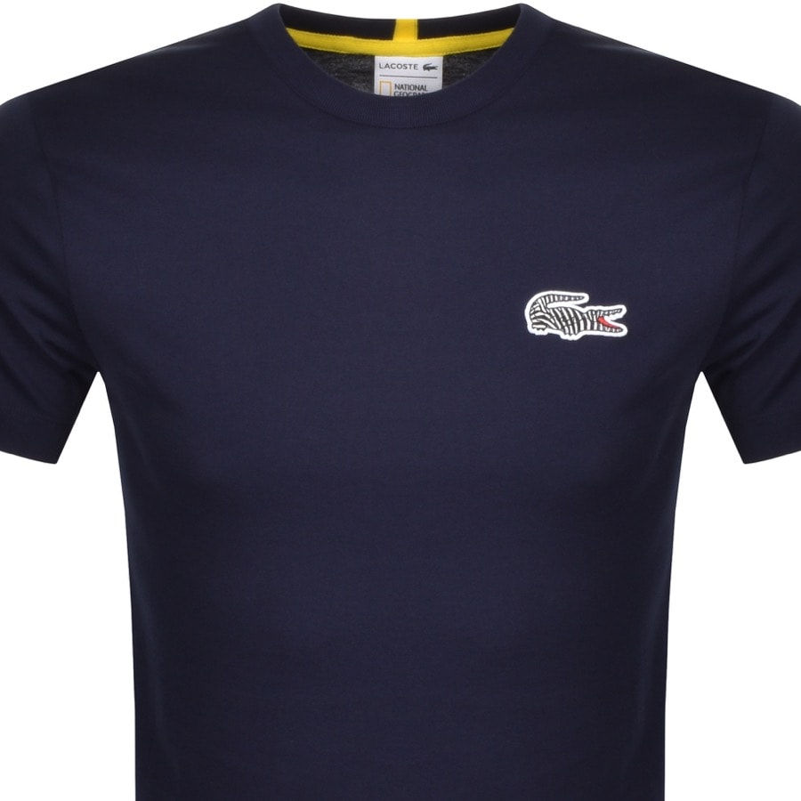 Alternative Image for ProductLacoste Live X National Geographic T Shirt Navy2